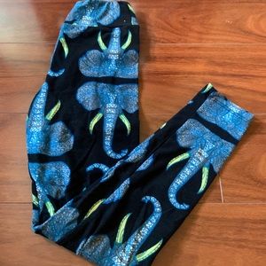 Lularoe tween elephant leggings
